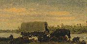 Albert Bierstadt Nooning on the Platte